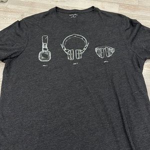 ❤️4/$20 Banana Republic Mens XL heather black t-shirt EUC